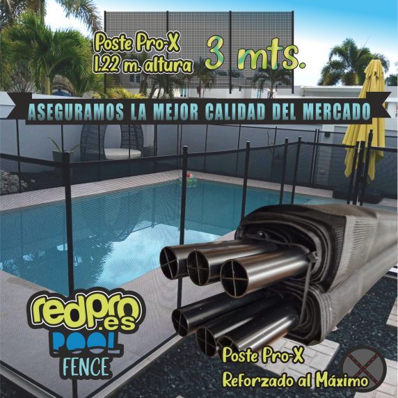 valla para piscina de 3 metros